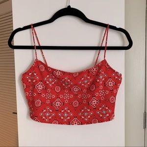NWT Bandana Crop Top